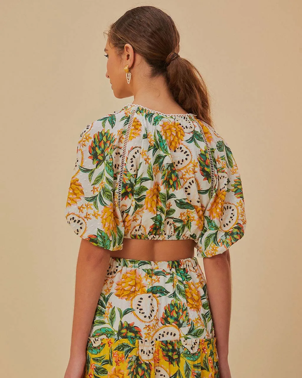 Off-White Biriba Cropped Blouse