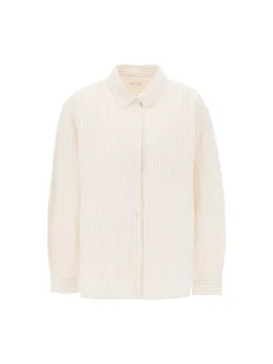 Oversized Striped Cotton Top