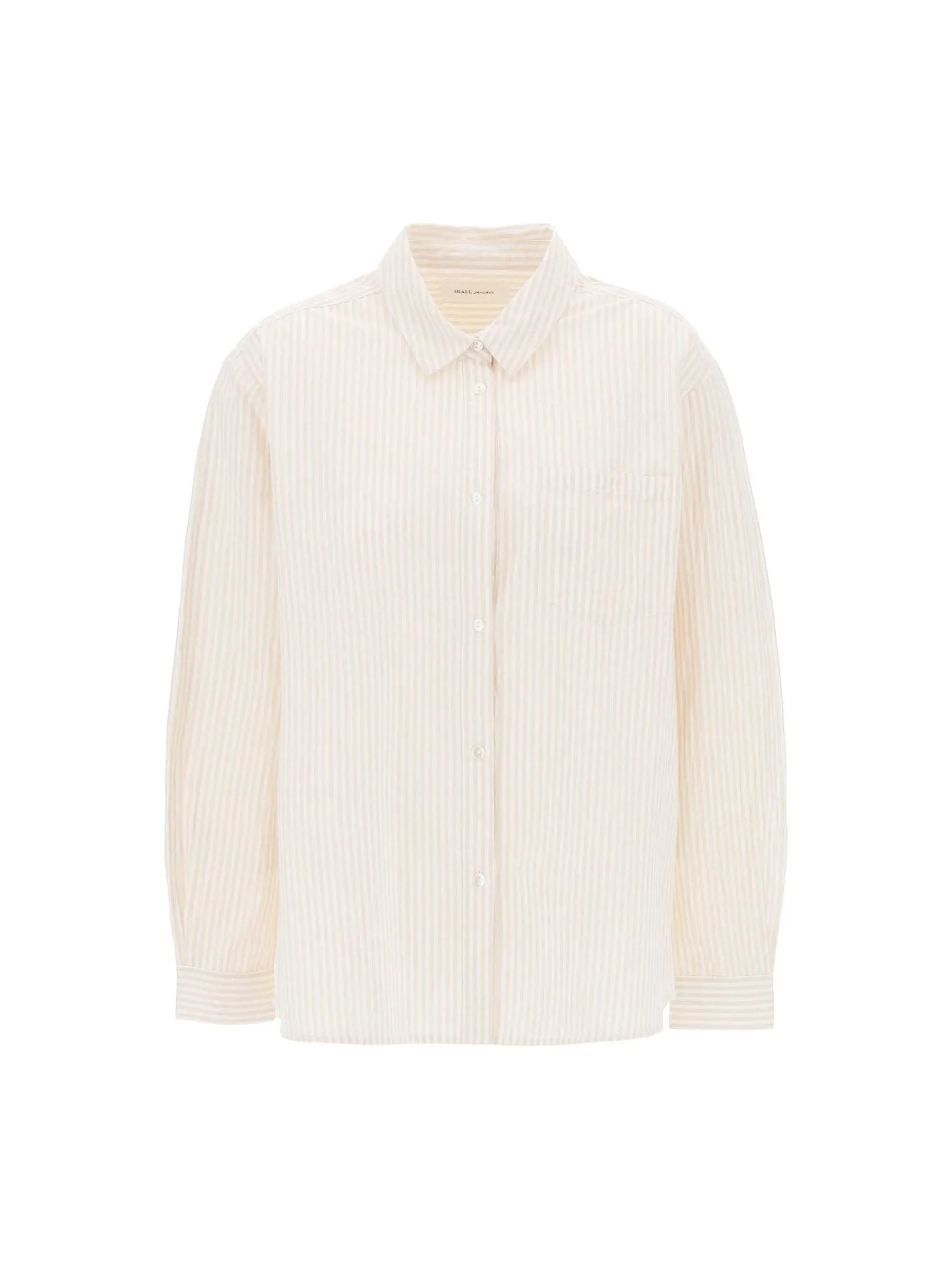 Oversized Striped Cotton Top