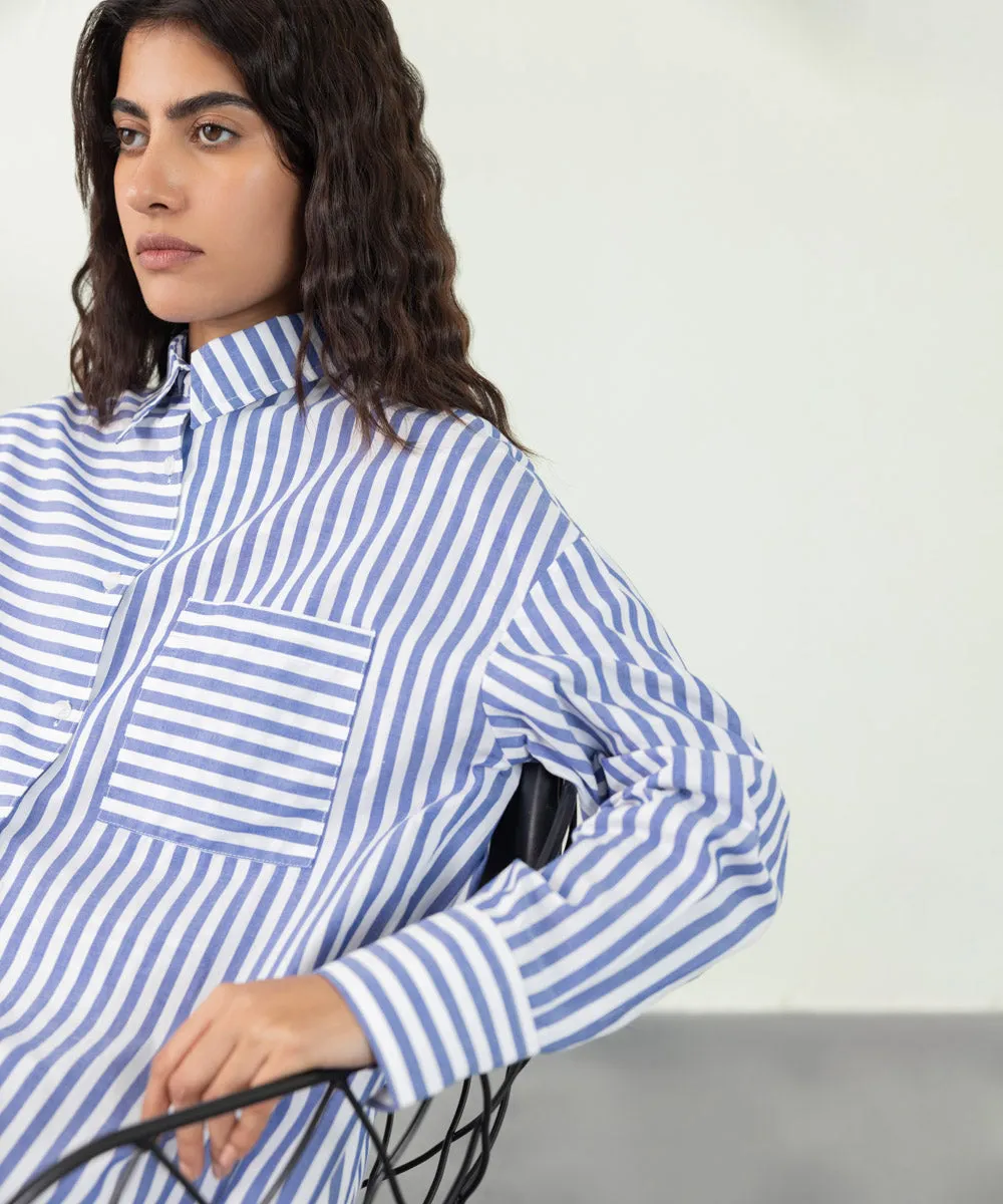Oversized Striped Shirt