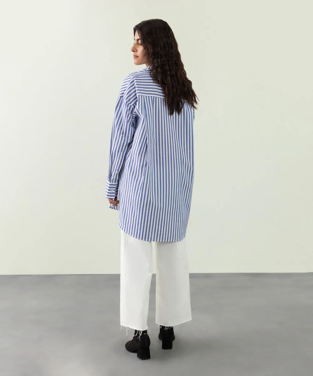 Oversized Striped Shirt
