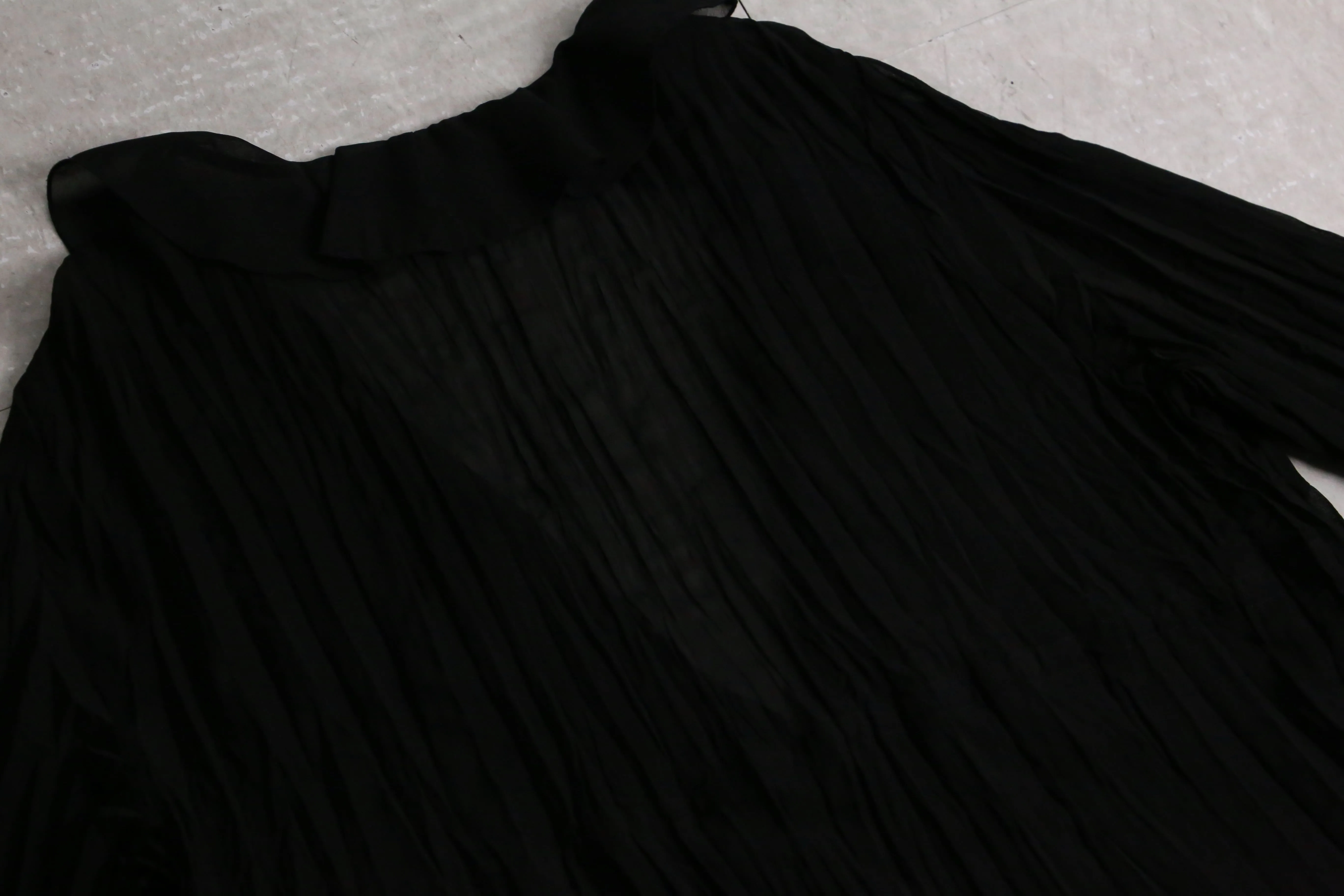 pleats×frill×lace sheer pull