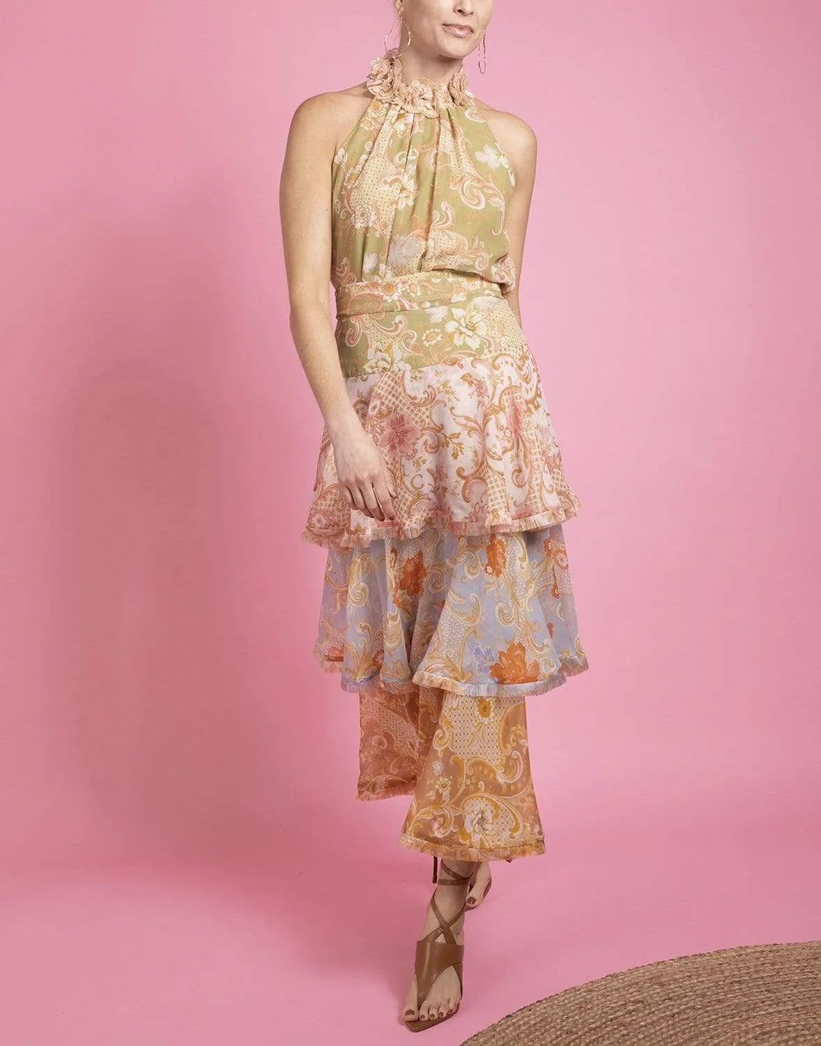 Postcard Sleeveless Blouse