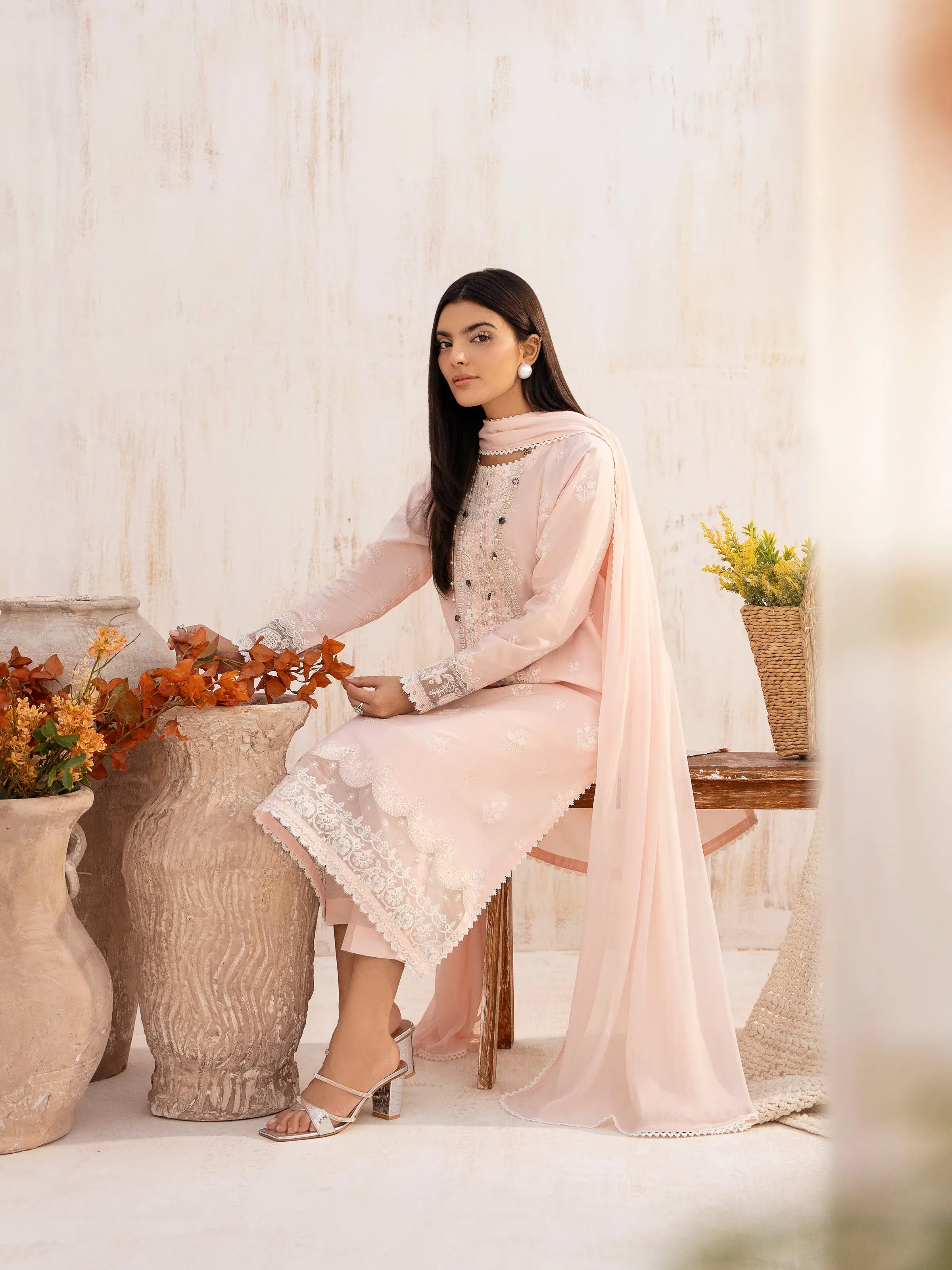 Pret 3Pc Embroidered Cambric Suit - EWTKE24-81053-3P