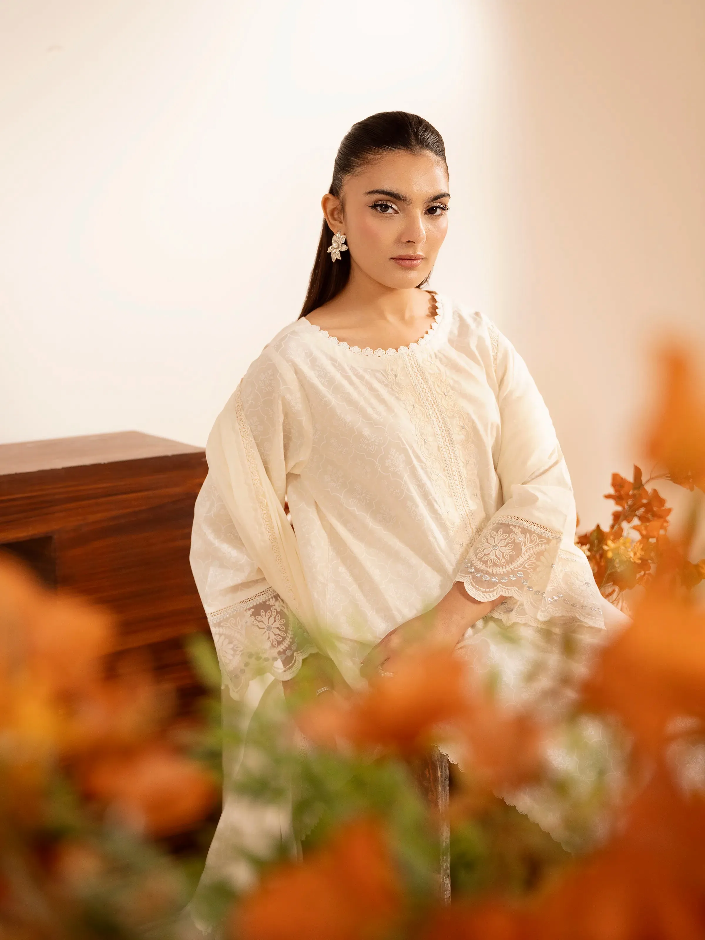 Pret 3Pc Embroidered Cambric Suit - EWTKE24-81058-3P