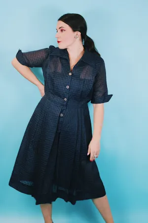 Sheer Shirt Dress