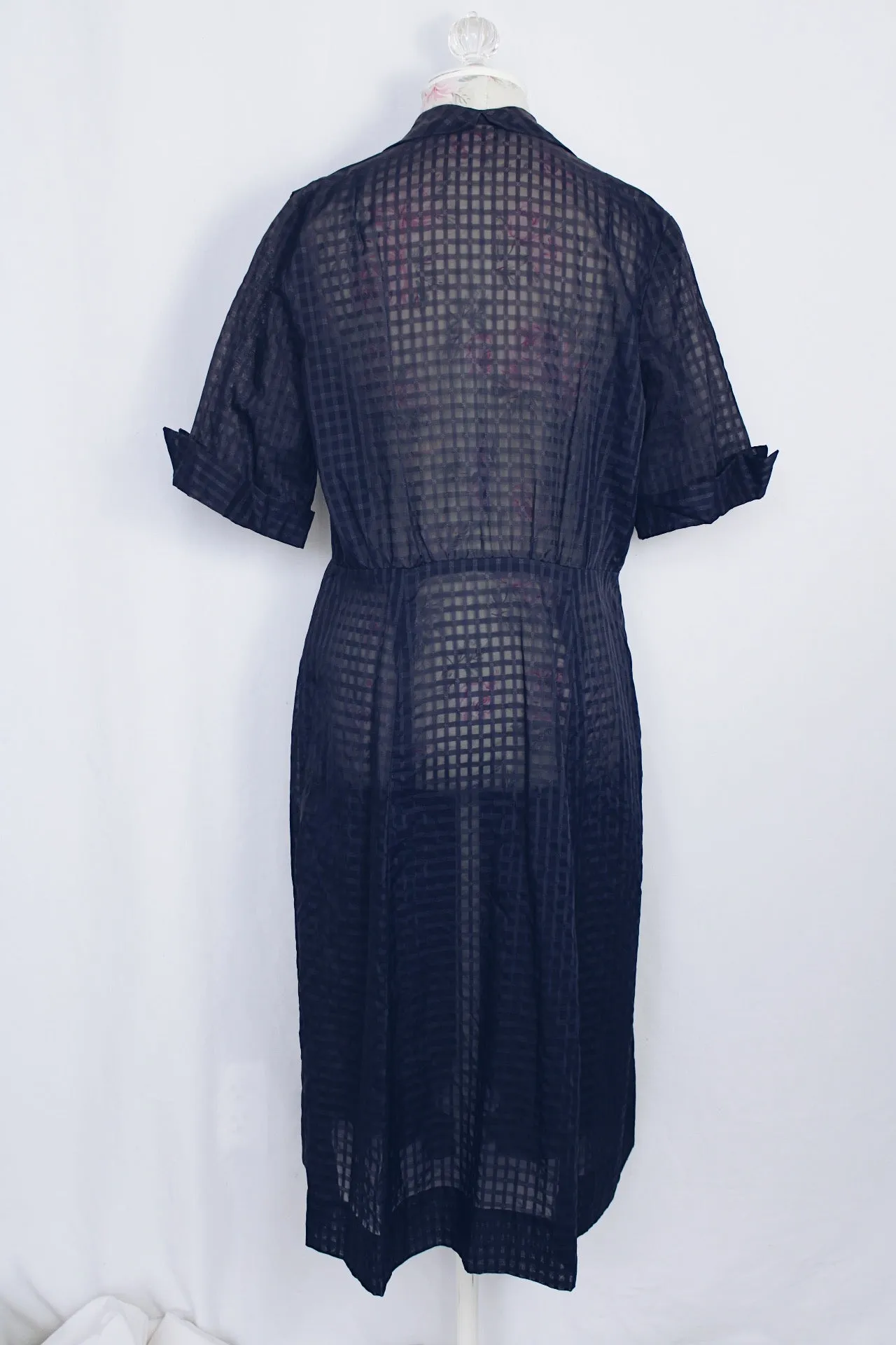 Sheer Shirt Dress