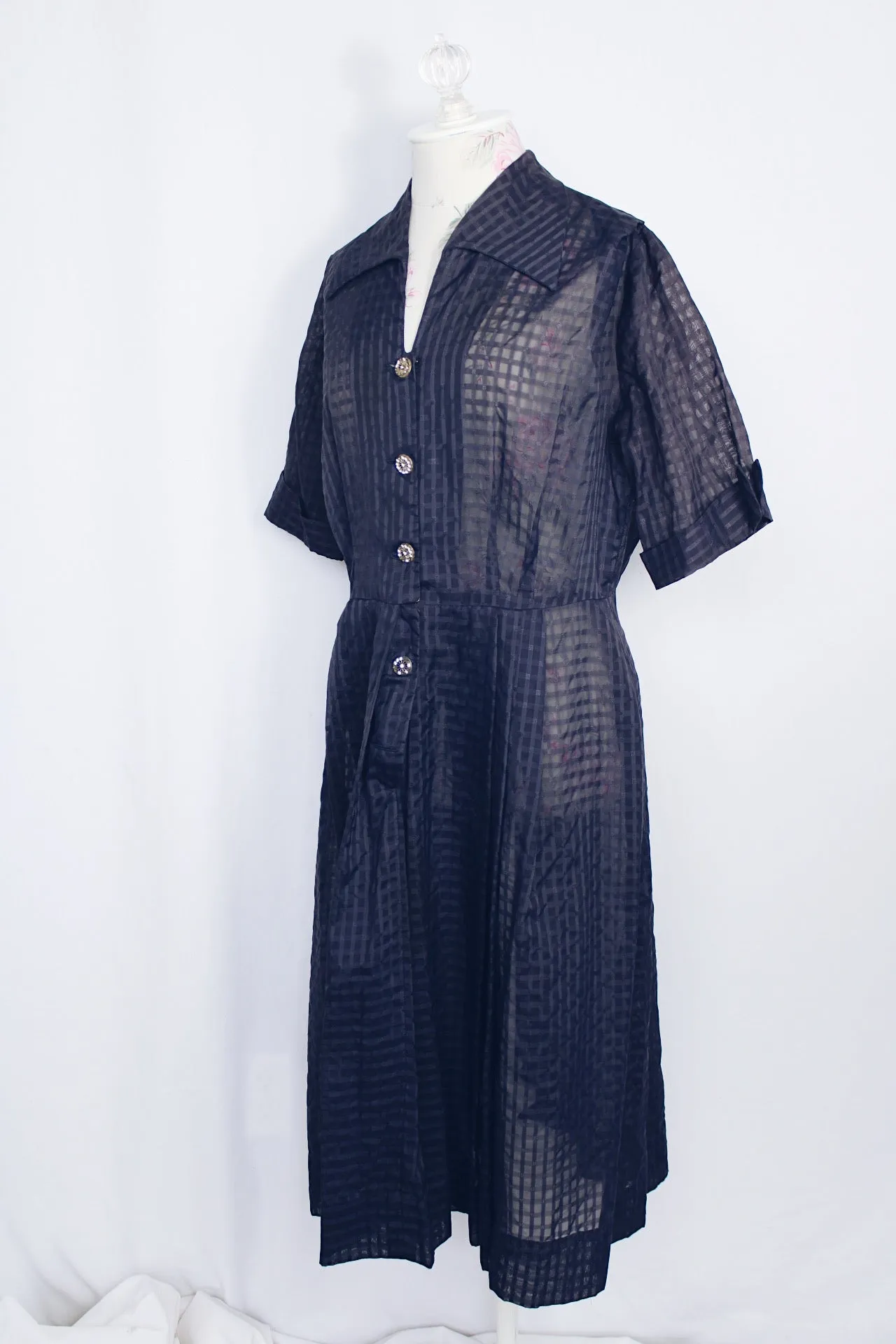 Sheer Shirt Dress