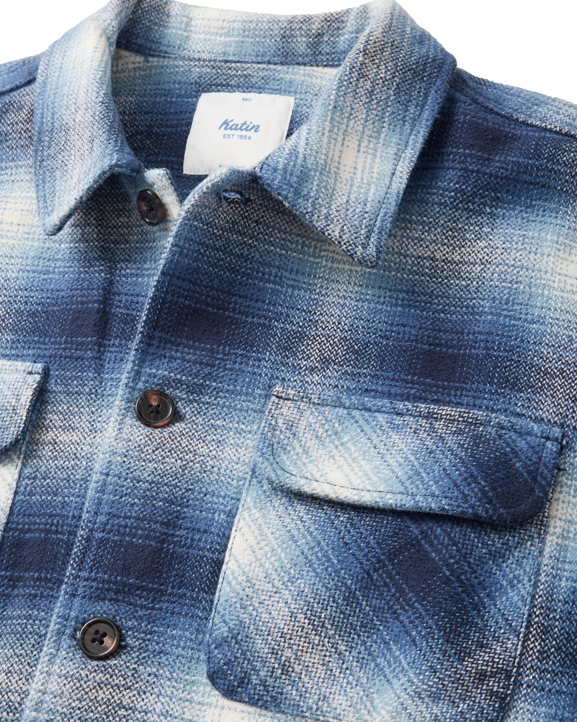 Shiloh Flannel Shirt in Polar Navy