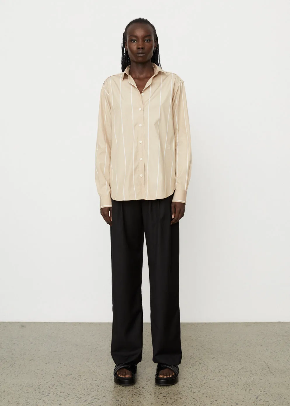 Signature Striped Cotton Shirt