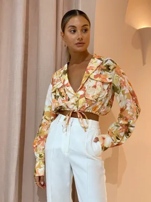 Significant Other Vienna Top in Watercolour Floral
