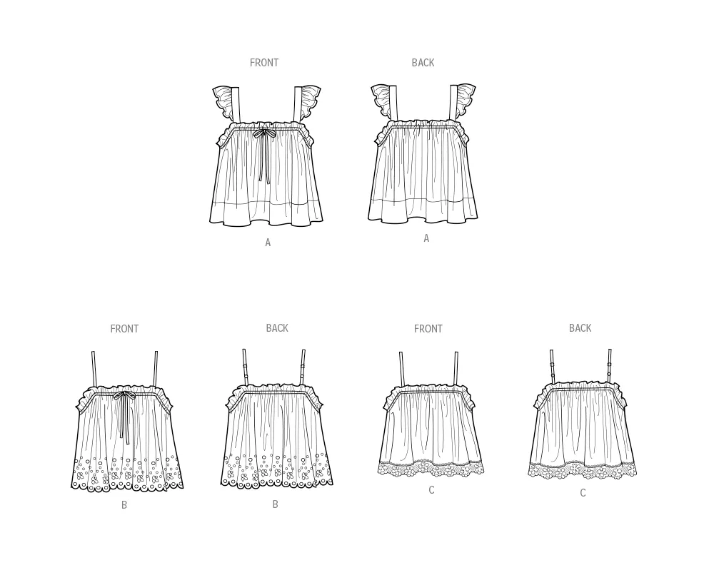 Simplicity Sewing Pattern 9953 Tops
