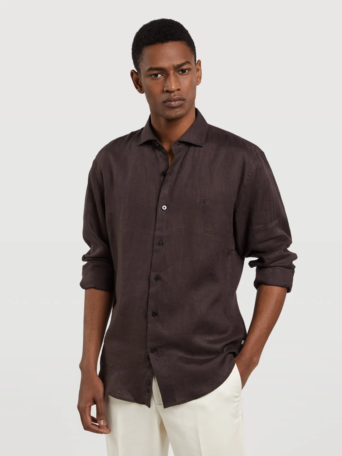Slim Fit pure Linen Shirt