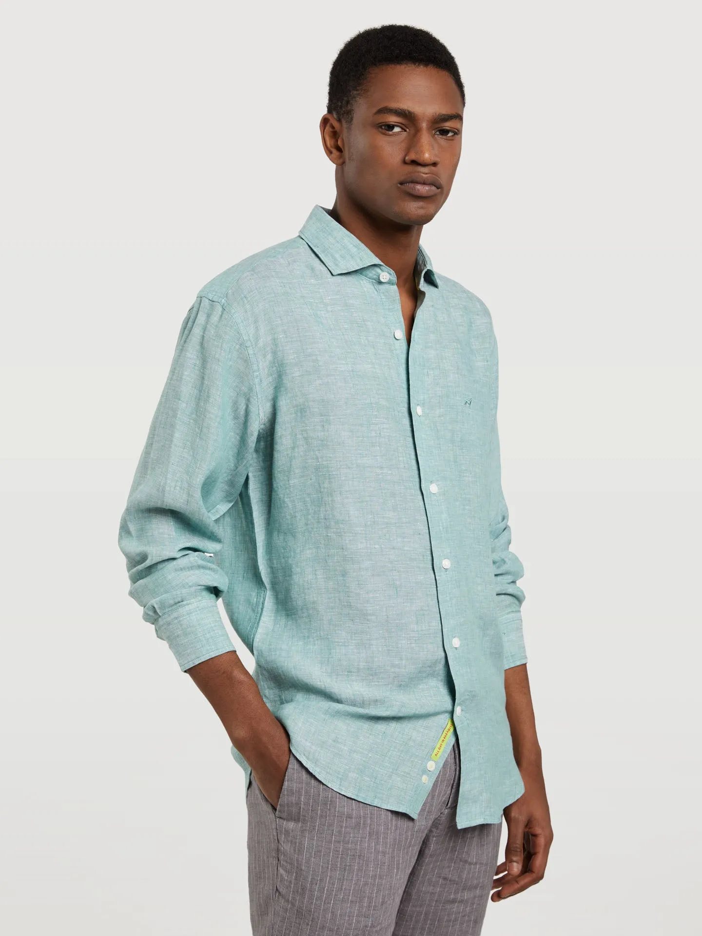 Slim Fit pure Linen Shirt