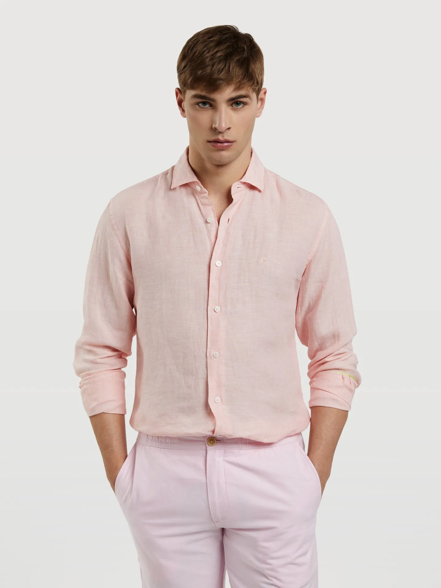 Slim Fit pure Linen Shirt