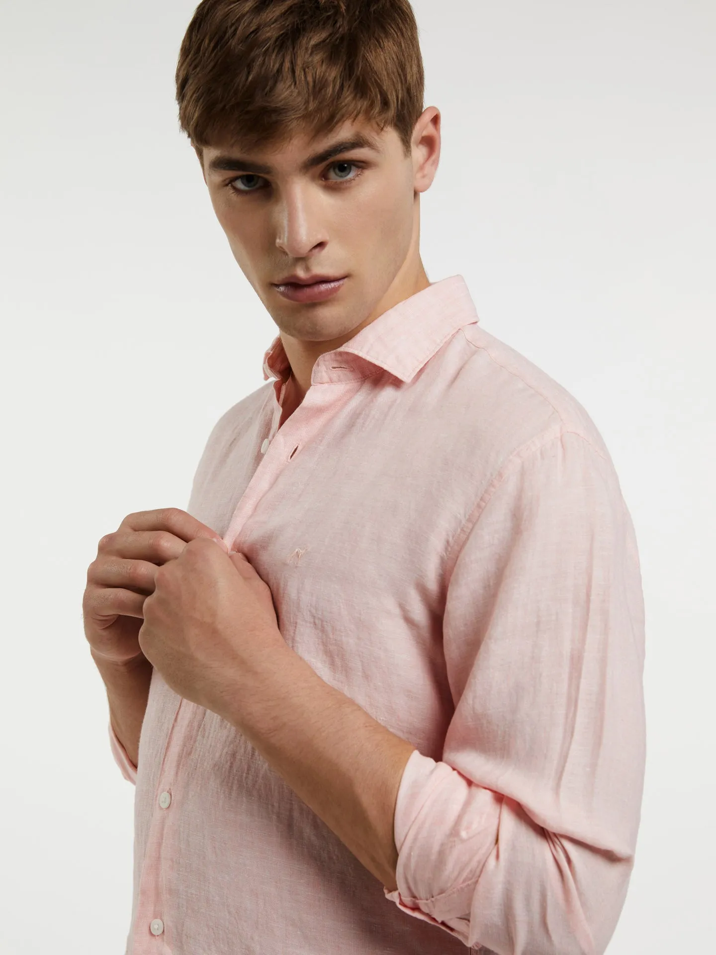 Slim Fit pure Linen Shirt