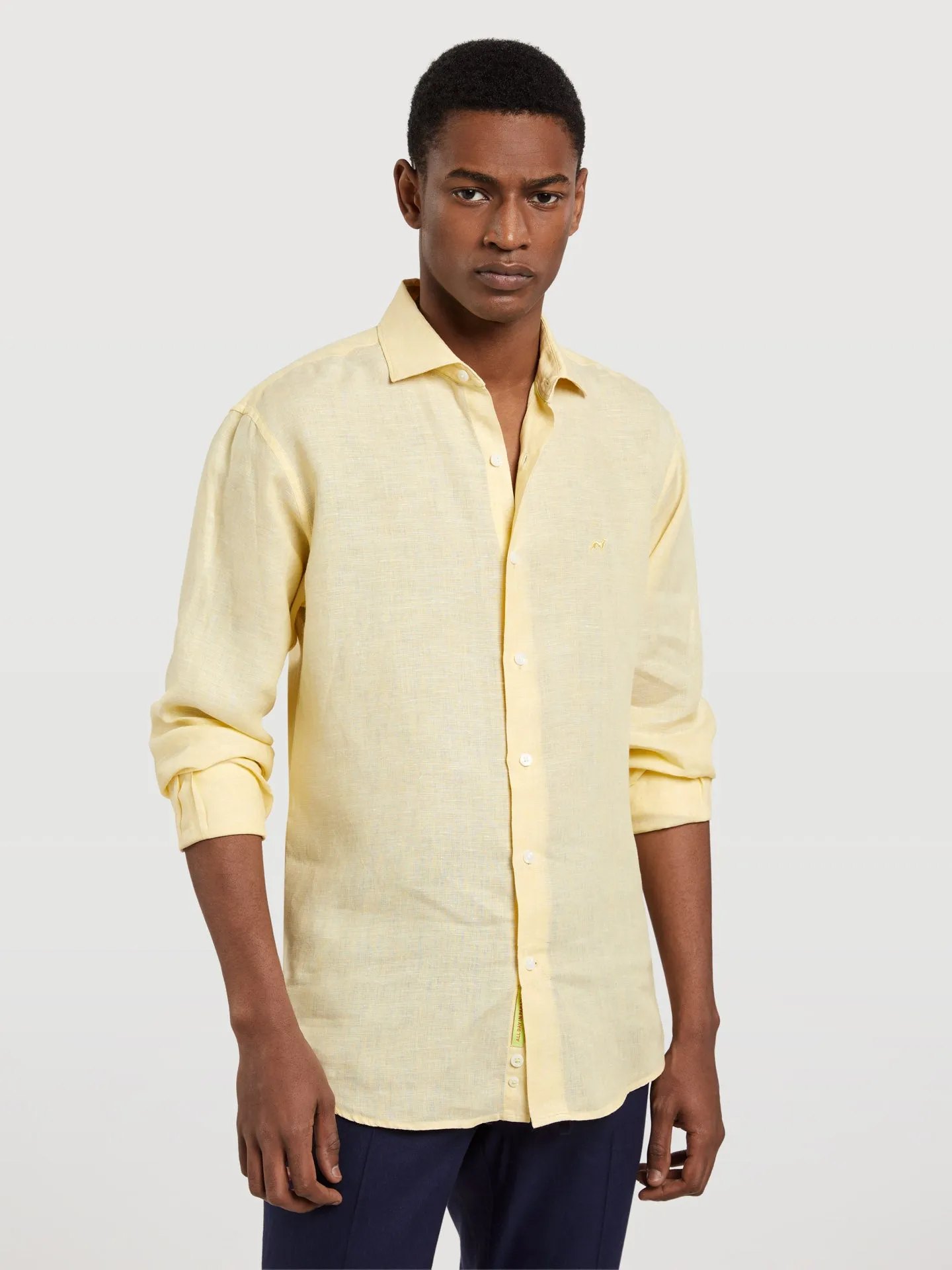 Slim Fit pure Linen Shirt