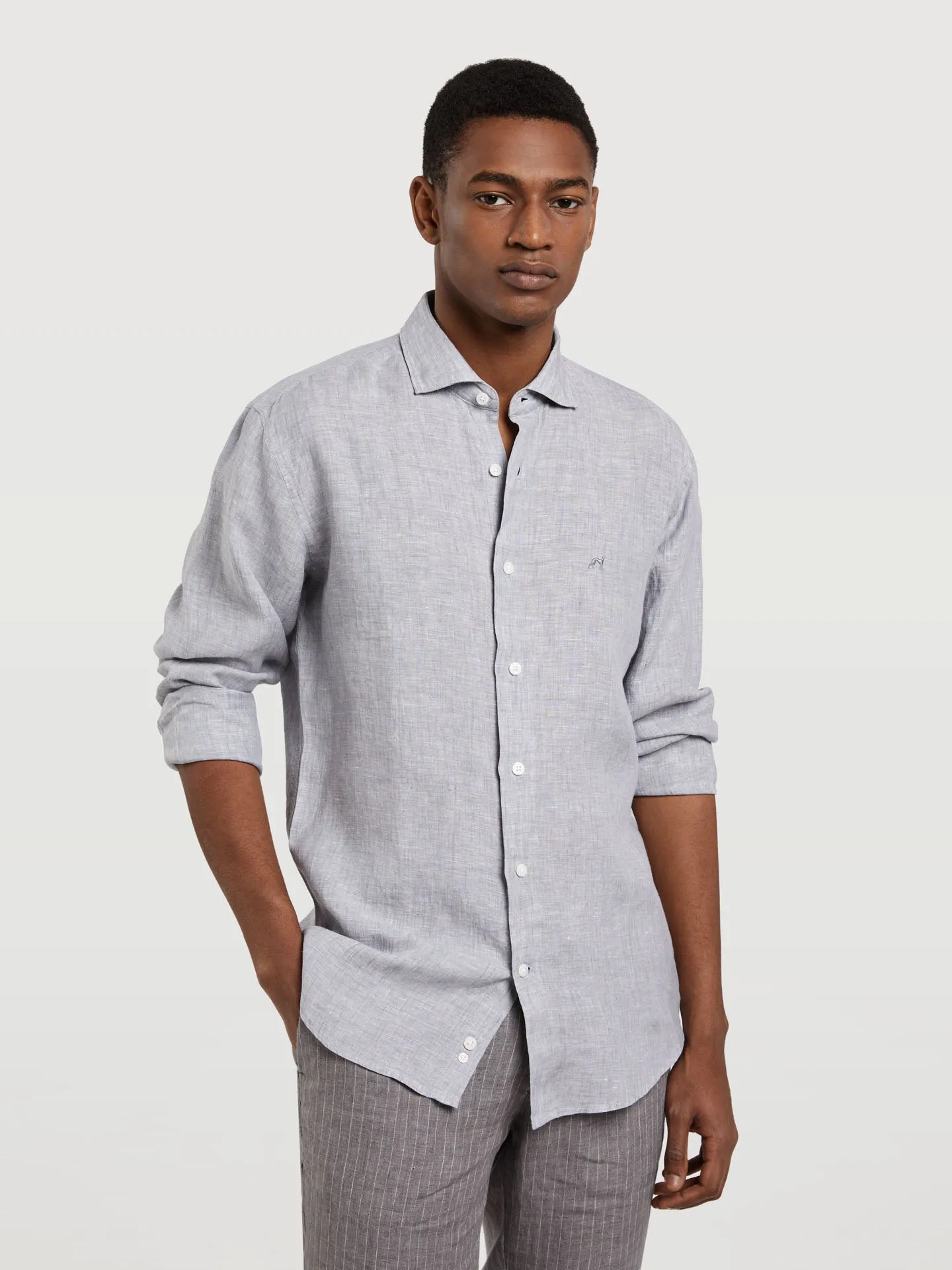 Slim Fit pure Linen Shirt
