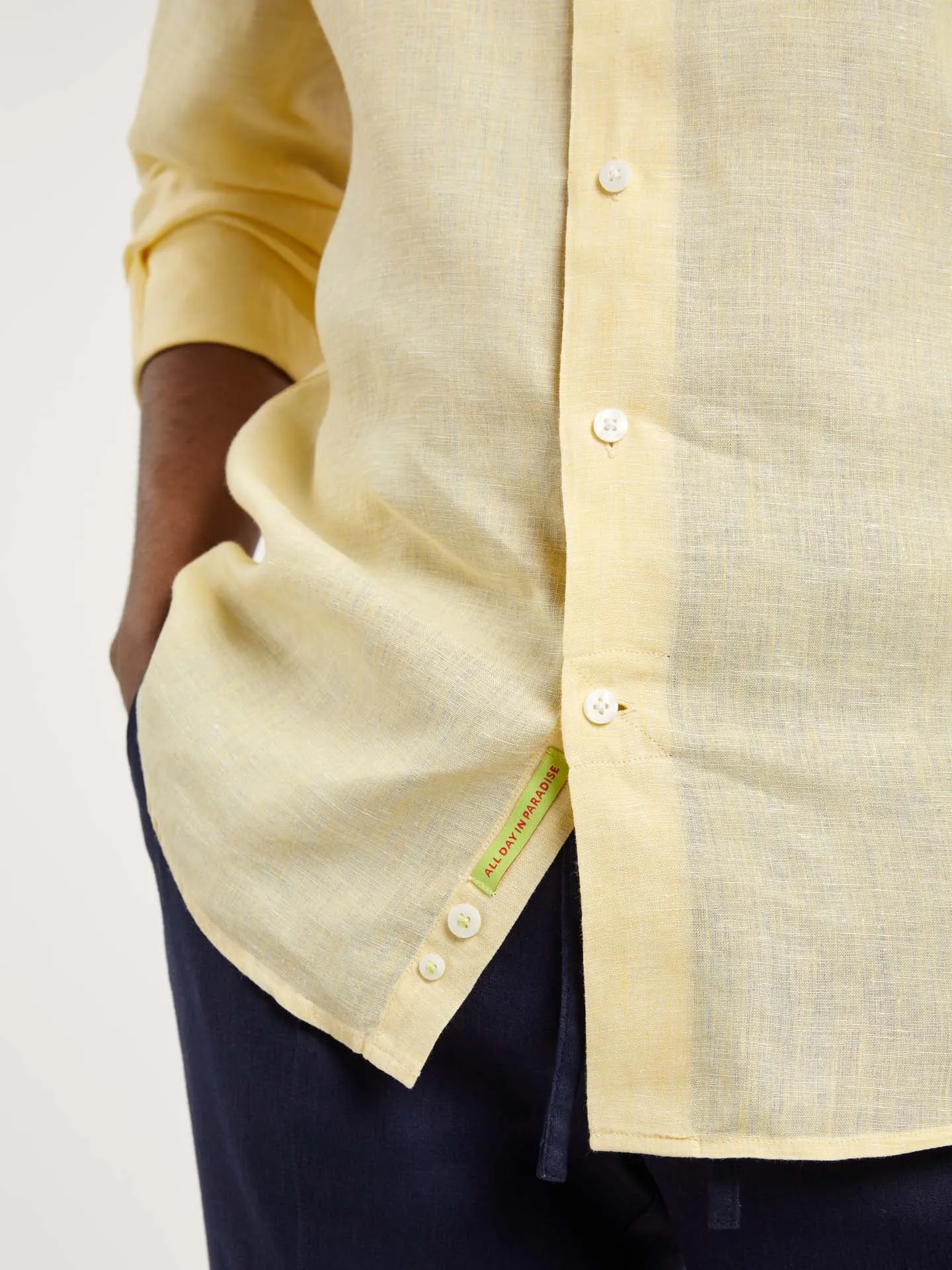 Slim Fit pure Linen Shirt