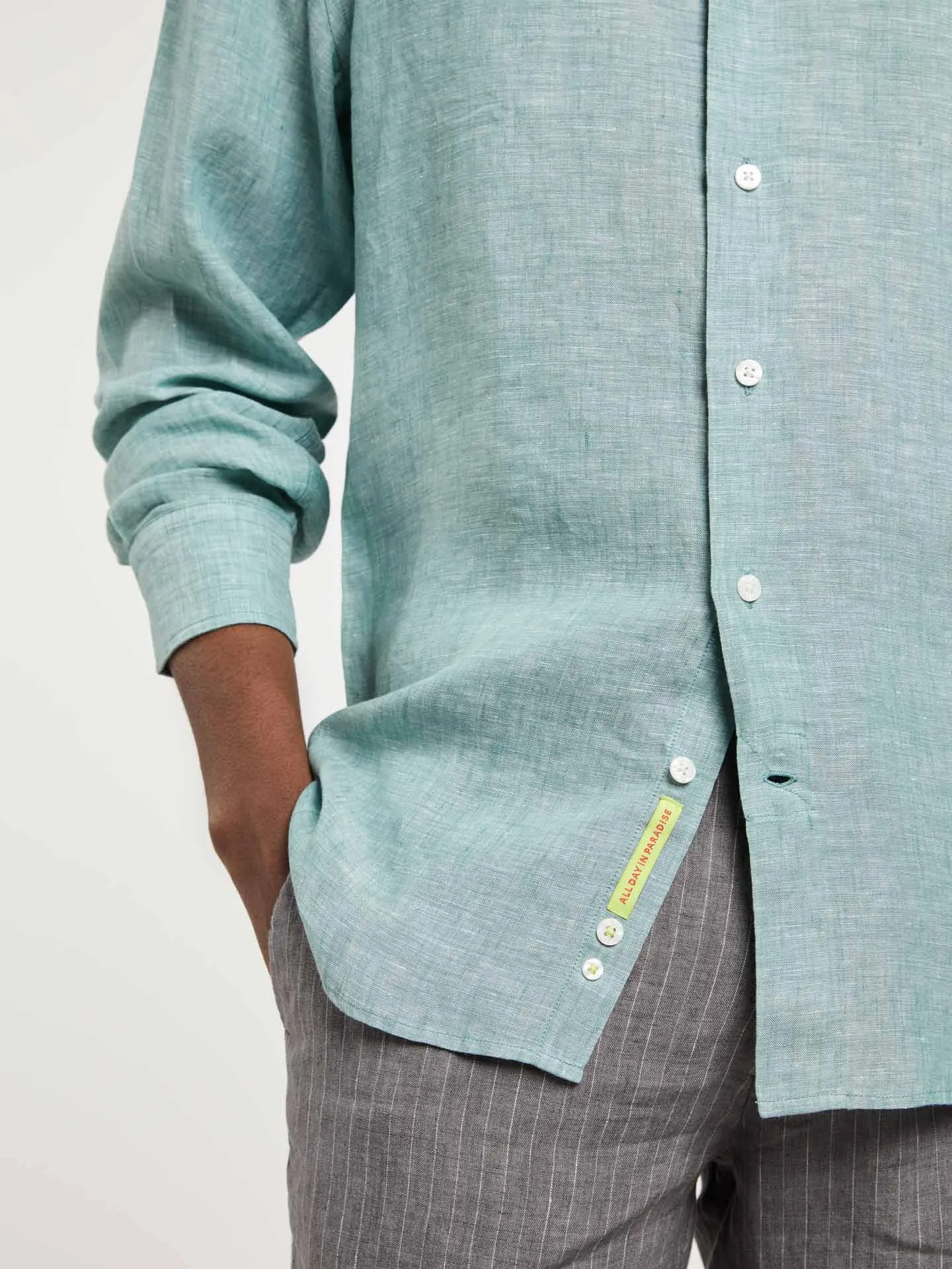 Slim Fit pure Linen Shirt