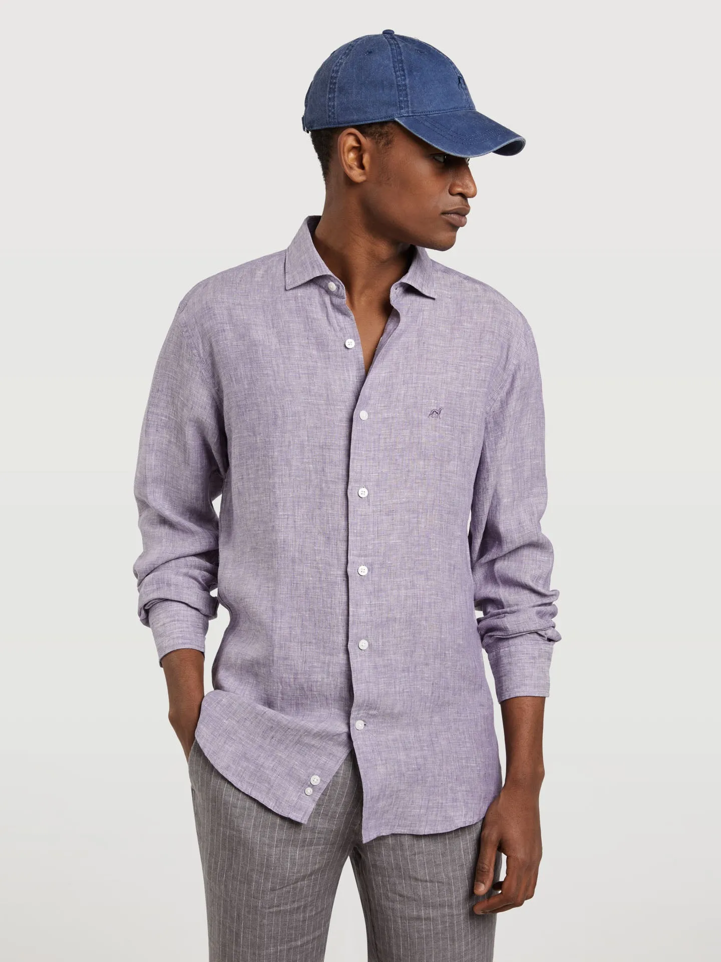 Slim Fit pure Linen Shirt