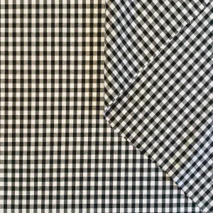 SMALL GINGHAM CHECK (3/8" X 5/16") COTTON MUSLIN