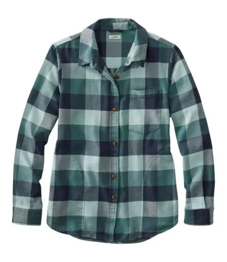 Soft-Brushed Flannel Shirt Women's Regular