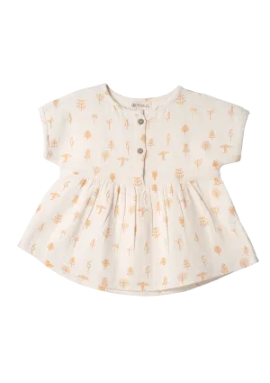 Tunic shirt Protective Forest organic muslin