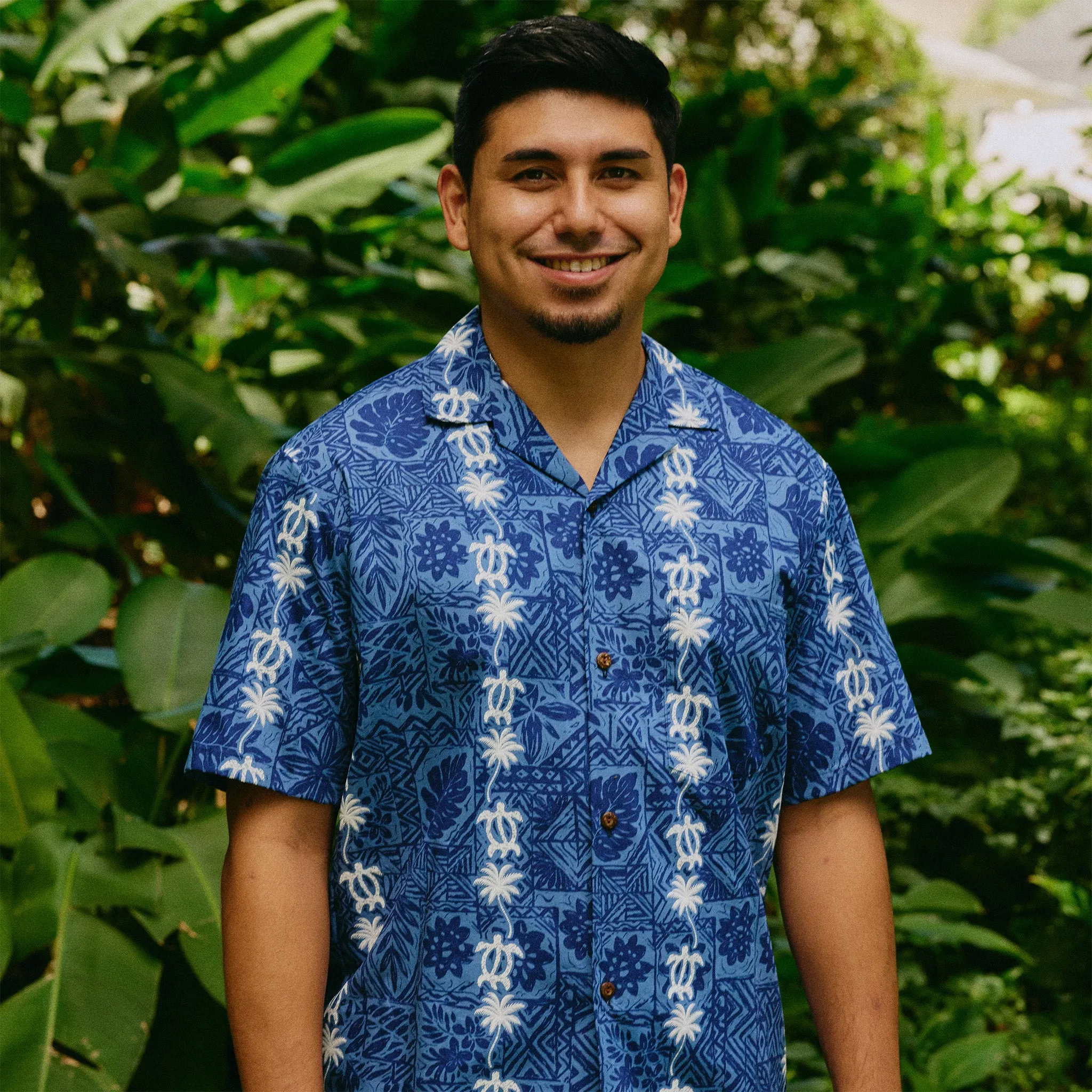 Turtle Panel Aloha Shirt