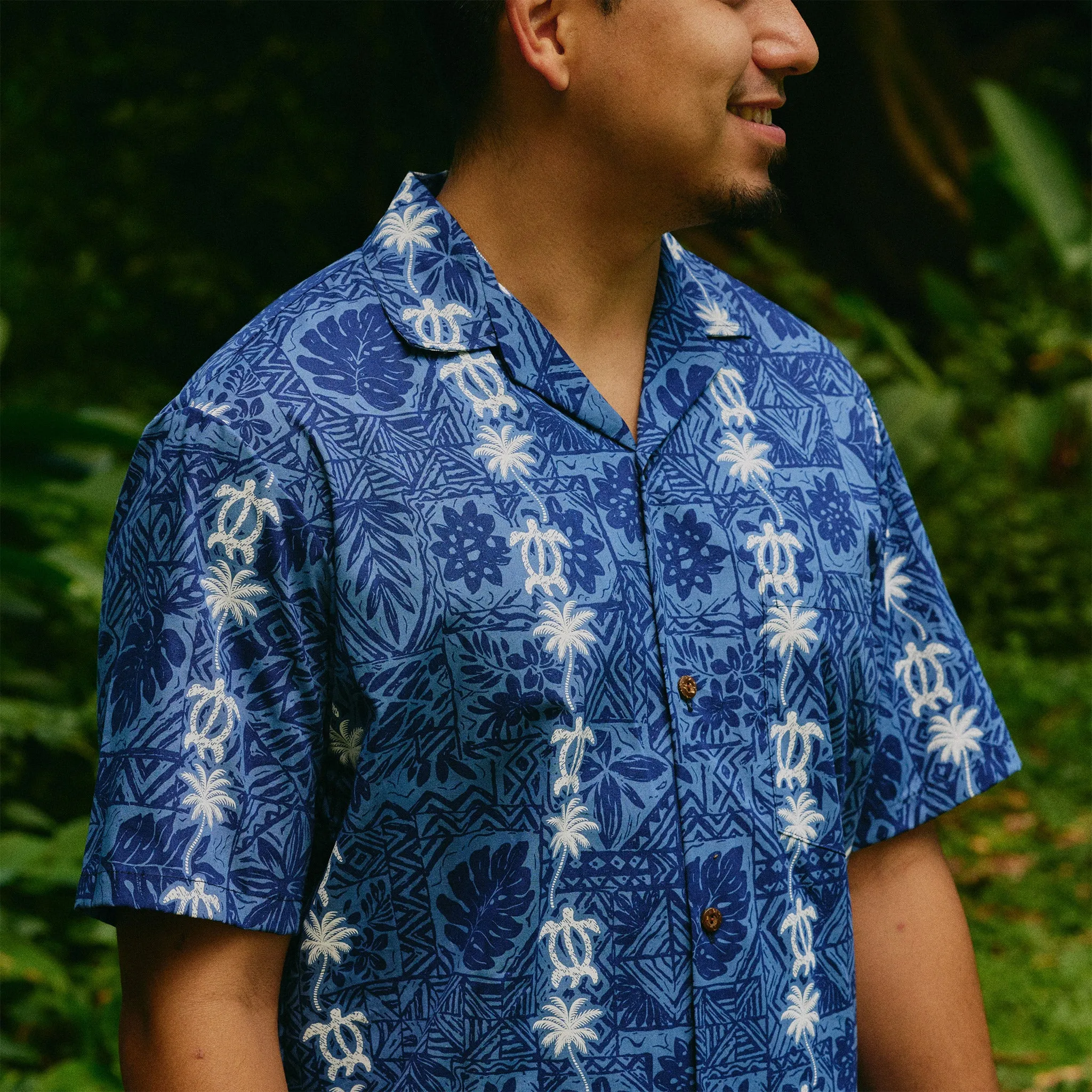 Turtle Panel Aloha Shirt