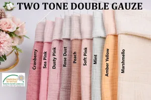 Two Tone Double Gauze  Fabric