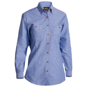 Women's Chambray Long Sleeve Shirt B76407L