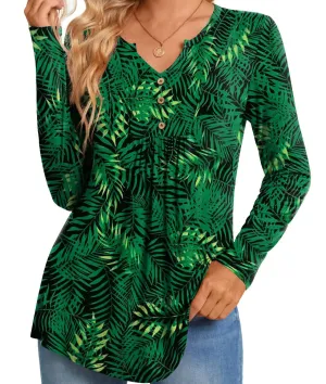 Womens Long Sleeve Tunic Top